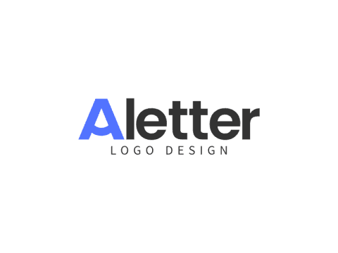 Aletter logo design