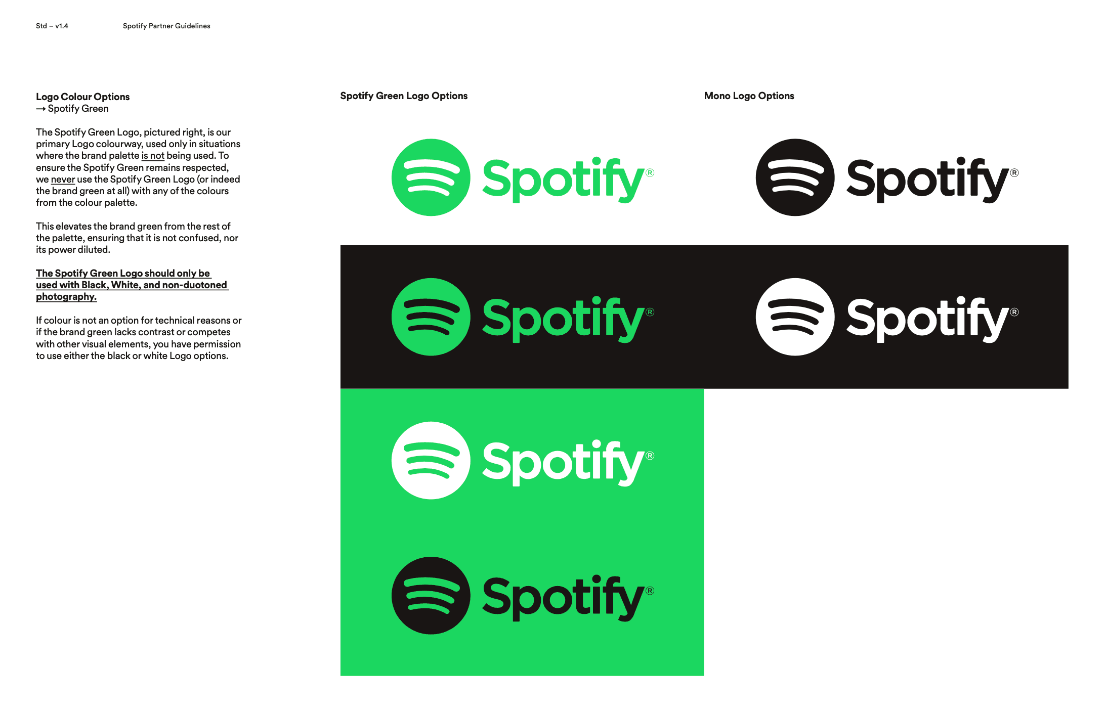 Brand Guidelines by Spotify