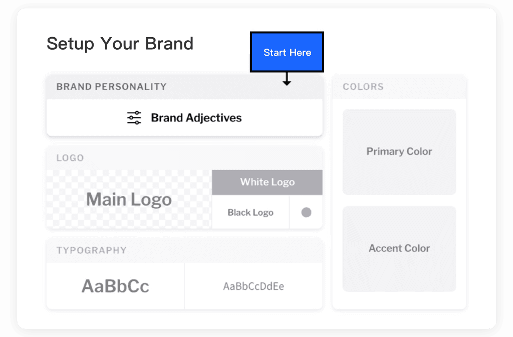 Start with your awesome logo
