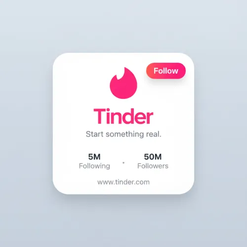 Social Media Profile Card