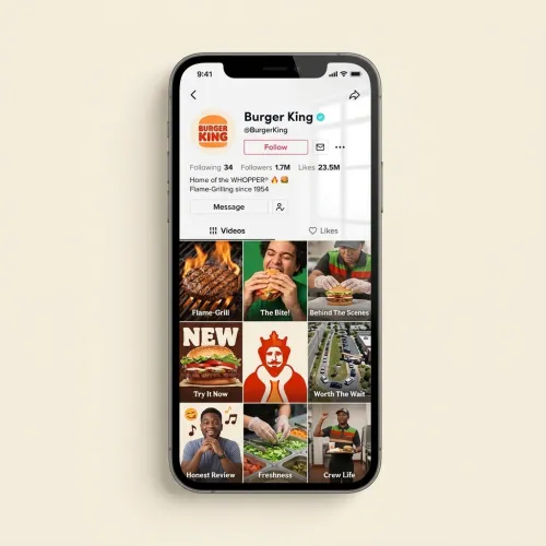 TikTok Profile Mockup