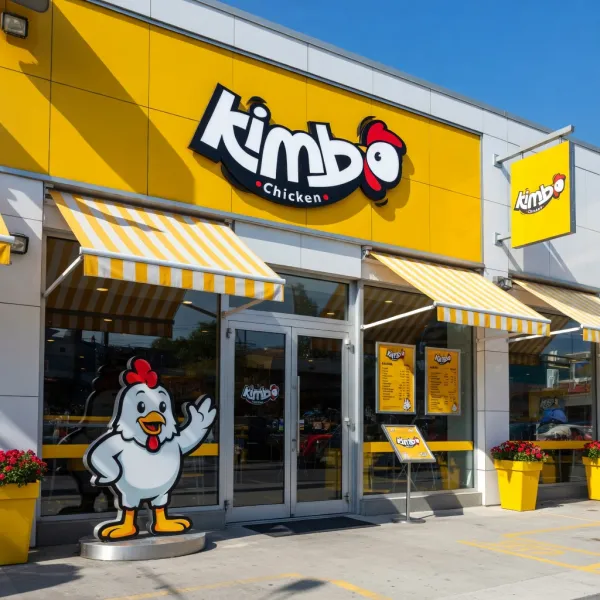 Create a photorealistic storefront mockup featuring the uploaded brand logo prominently on the building’s facade. Adapt the architecture, awnings, signage, and any surrounding elements to reflect the brand’s colors, style, and identity. Include realistic lighting, shadows, and reflections to enhance depth and presence. Optionally, add props, decorative elements, or a mascot that matches the brand’s character. Maintain a frontal or slightly low-angle perspective to emphasize the logo and create an inviting, professional, and visually appealing scene suitable for marketing or presentation purposes.