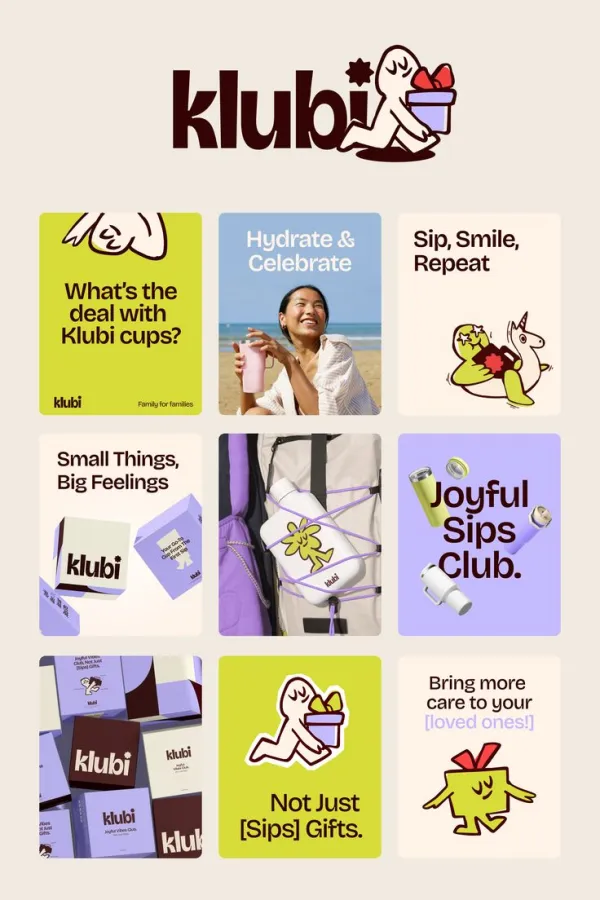 Generate a Playful modular Brand Identity Showcase for my brand. 

Analyze the uploaded social post for its core design structure (layout, typography, hierarchy, spacing) and extract its visual system.Use the uploaded brand image as identity reference.

Create a new, original post that follows the same design logic but fully adapts all content and messaging to match the brand’s identity, information, and positioning. Keep strong typography, clear hierarchy, and cohesive branding.