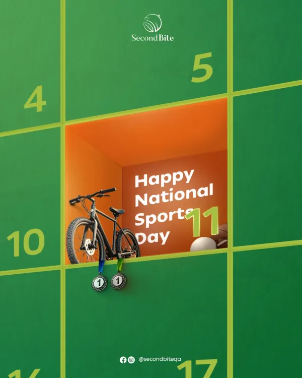 Generate a National Sports Day Poster for my brand.

Analyze the uploaded social post for its core design structure (layout, typography, hierarchy, spacing) and extract its visual system.Use the uploaded brand image as identity reference.

Create a new, original post that follows the same design logic but fully adapts all content and messaging to match the brand’s identity, information, and positioning. Keep strong typography, clear hierarchy, and cohesive branding.
