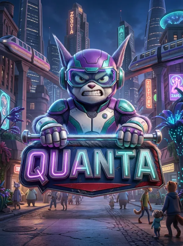 Reimagine the uploaded logo in the style of [ Zootopia ] (e.g., Lego, Matrix, Cheese), using the theme’s signature materials, textures, and colors. If the user does not provide a style, automatically analyze the brand and select a suitable style that matches its personality and visual identity. Design the logo and background to match this style perfectly, creating a high-end, detailed, cinematic concept.
