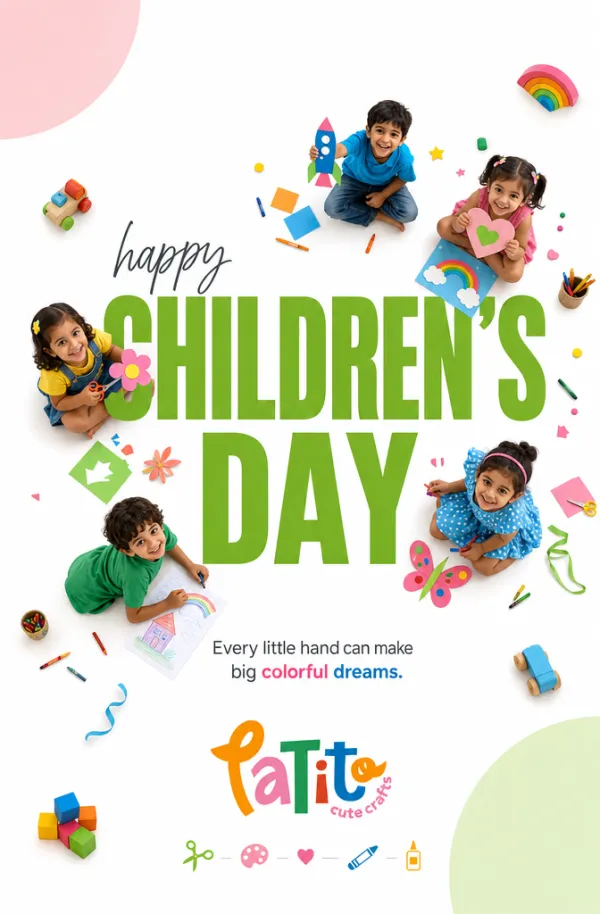 Generate a Children’s Day Poster for my brand.
Analyze the uploaded social post for its core design structure (layout, typography, hierarchy, spacing) and extract its visual system.Use the uploaded brand image as identity reference.
Create a new, original post that follows the same design logic but fully adapts all content and messaging to match the brand’s identity, information, and positioning. Keep strong typography, clear hierarchy, and cohesive branding.